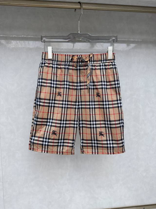 Burberry 2025 Summer New Men's Casual Shorts, Premium Custom-Made Breathable Fab