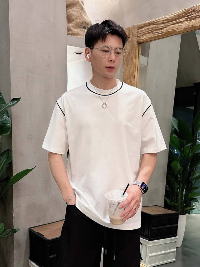 Lv 2025 Spring/Summer New Arrival Exclusive Store Latest Short-Sleeve Round-Neck