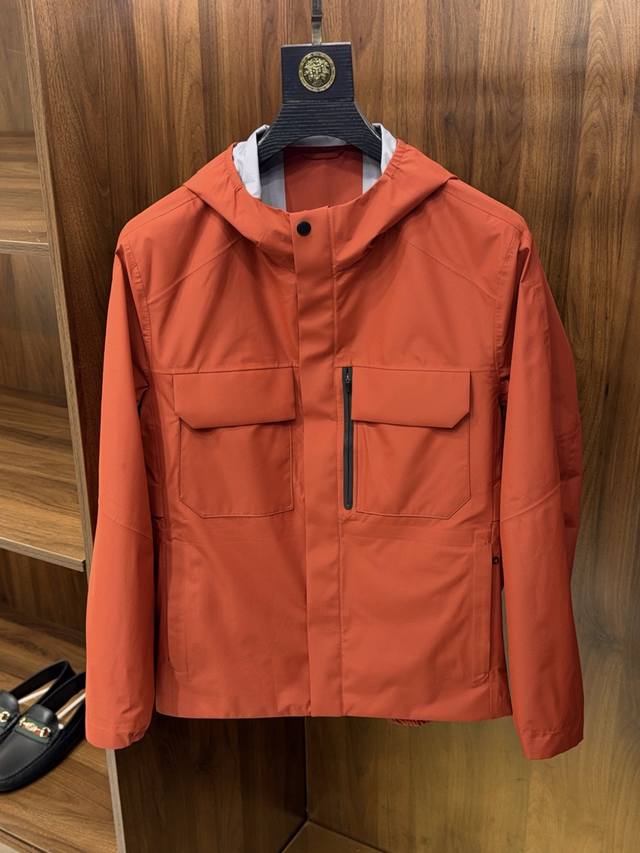 Lightweight Windproof Jacket With Imported Tech Composite Fabric, Four Pockets,