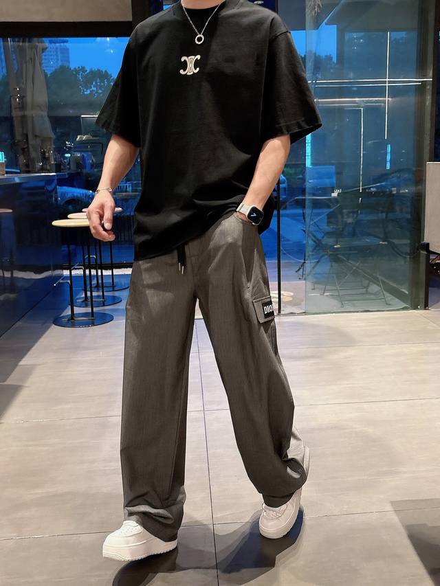 Celine New Cool-Touch Short-Sleeve Shirt, Custom-Made Premium Cotton Fabric, Sup
