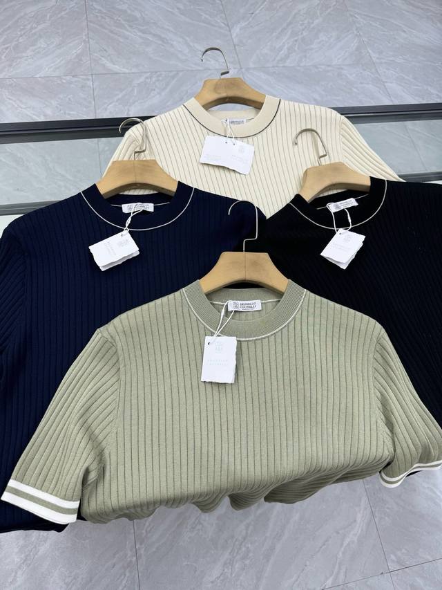Bc Minimalist Unadorned Vertical Stripe Knit Sweater