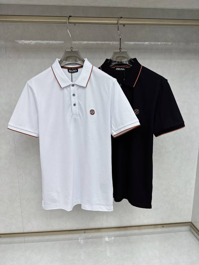 Zegna 2025 Spring/Summer New Polo Collar Short-Sleeve Series. Made From Premium