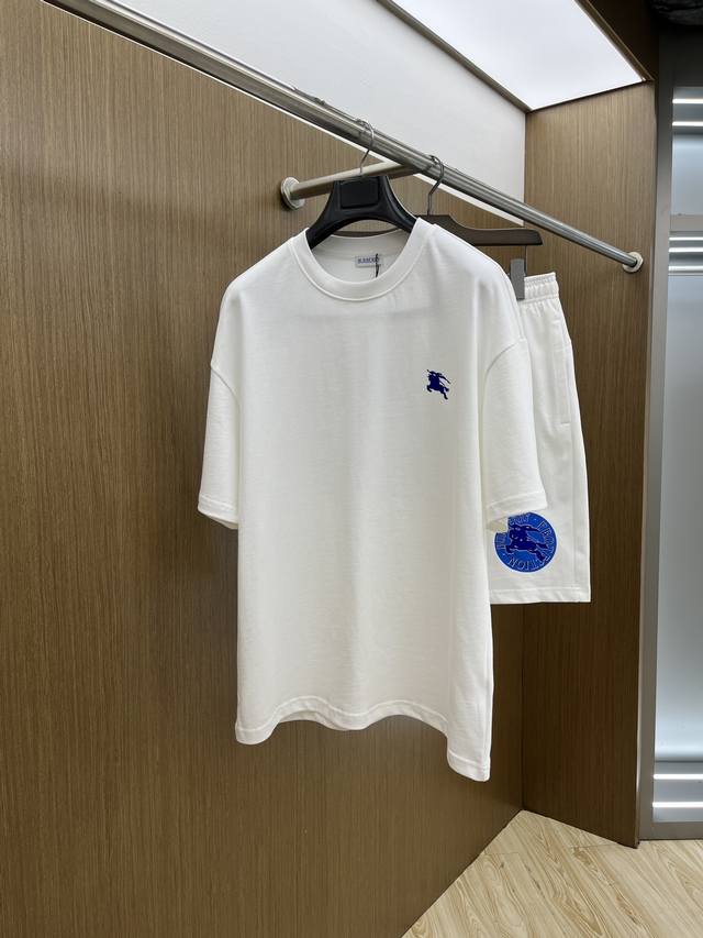 New Set Bbr 2610 Spring/Summer Latest Casual Shorts And Short-Sleeve Shirt Set,