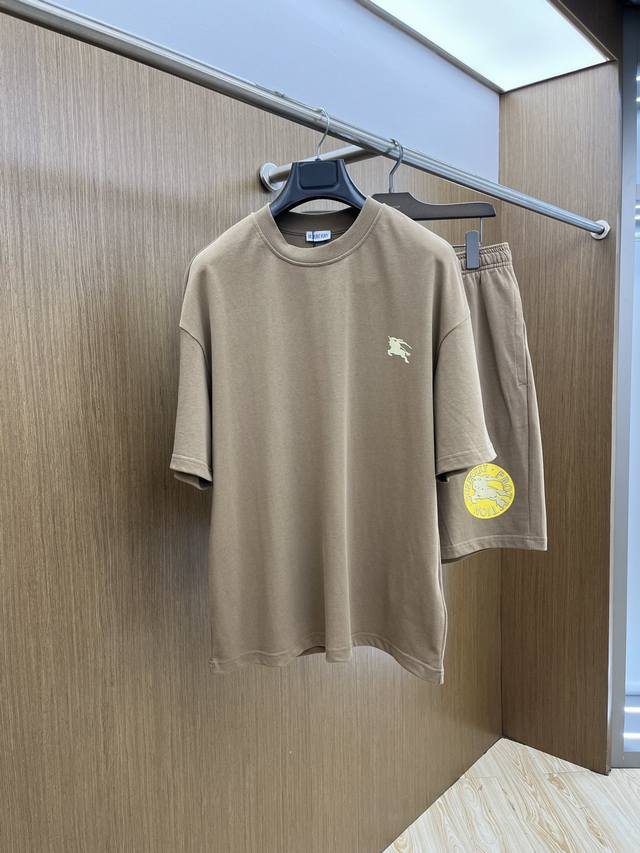 New Set Bbr 2610 Spring/Summer Latest Casual Shorts And Short-Sleeve Shirt Set,