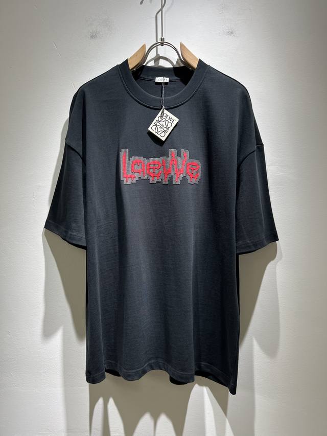 Loe*We Luo*Wei 2025 Spring/Summer New Arrival Unisex Short-Sleeve T-Shirt, Itali