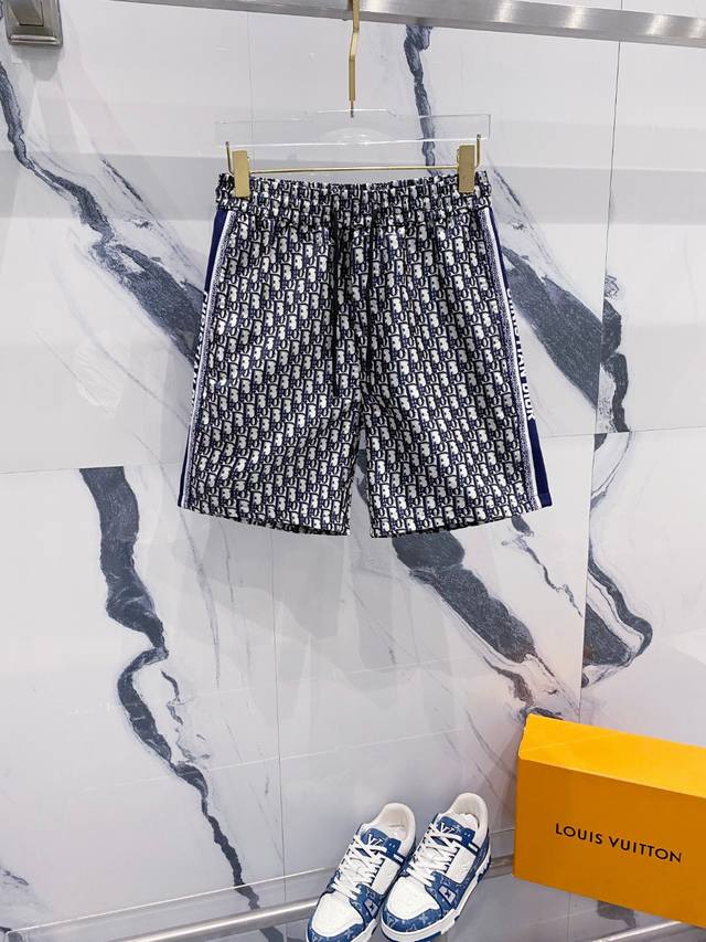 Dior 2025 Spring/Summer New Men's Casual Shorts High-End Product, Simple, Fashio