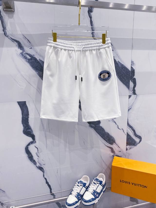 Lv 2025 Spring/Summer New Men's Casual Shorts High-End Quality, Simple, Fashiona