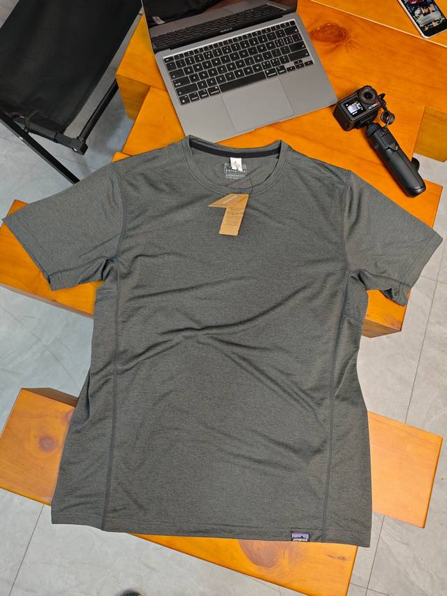 Patagonia Capilene Cool Daily C1 Series Quick-Drying Solid Color Round Neck Shor
