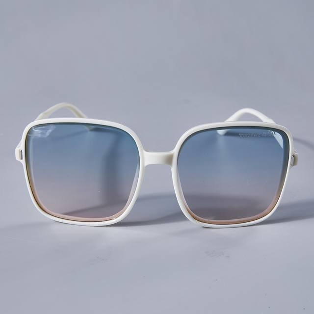 Tiffany Blue Sunglasses Ice Blue Frame With Orange Gradient Lens Perfect Texture