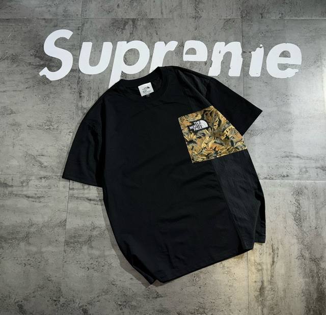 The North Face Couple Short Sleeve T-Shirt The Fabric Is Made Of Combed Cotton,