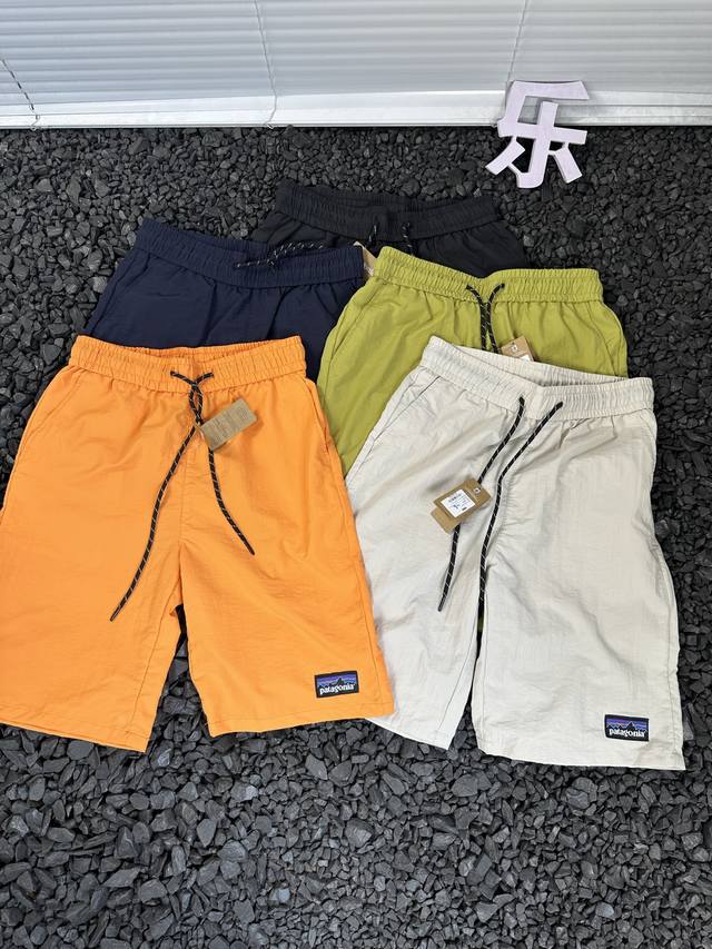 patagonia 24Ss Summer Casual Japanese Style Solid Color Workwear Casual Short