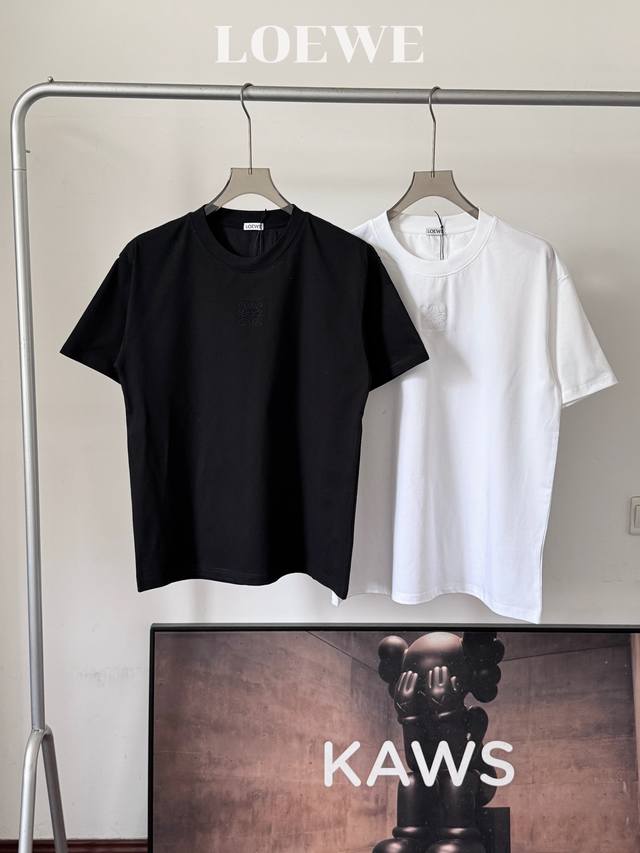 loewe Paula's 2025 Embroidered T-Shirt Customized 240G Mercerized Cotton Brea