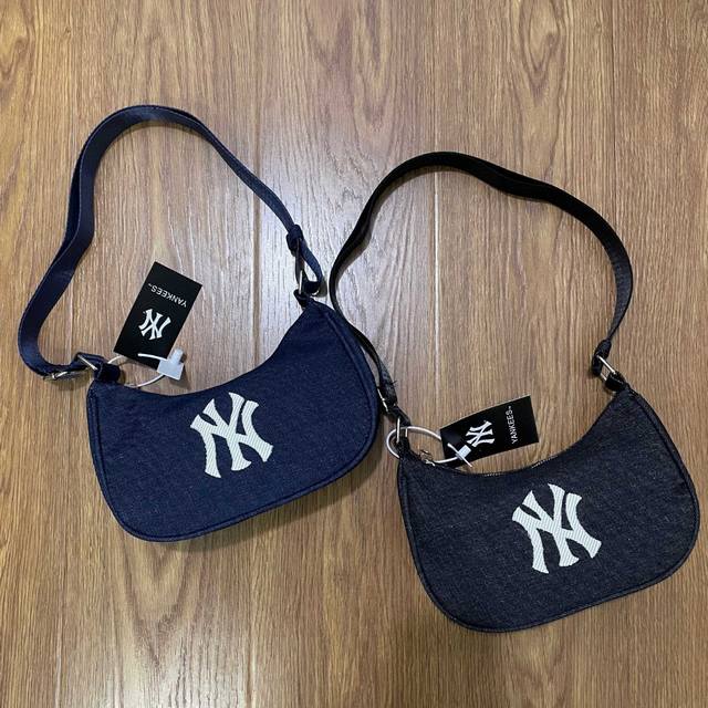 mlb New York Yankees Fashion Casual Portable Commuter Denim Underarm Bag Hand