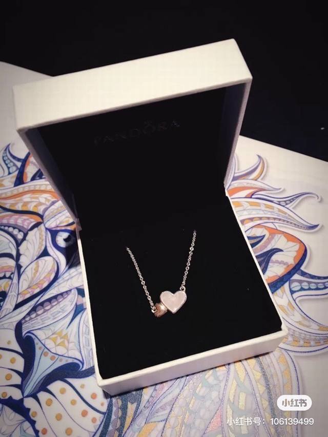 Real Shot Exclusive 690 Gift Pandora Pandora Heart-To-Heart Heart-Shaped 925 Ste