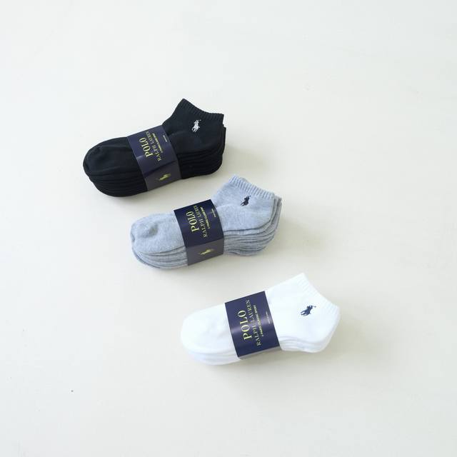 ralph Lauren Ralph Lauren Pony Embroidered Low-Top Boat Socks Cotton Material