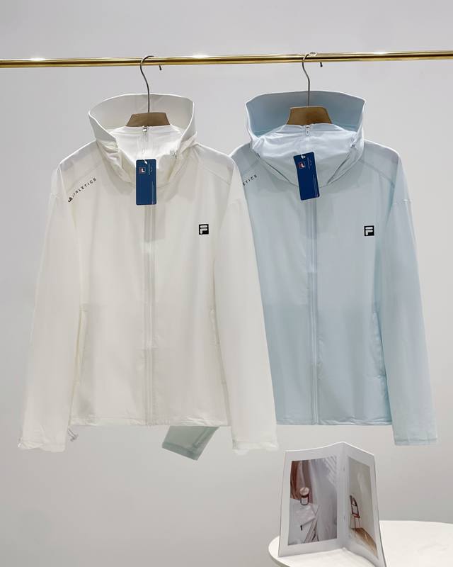 fila Fila 2025 Summer New Ice-Thin Series Ice Silk Sun Protection Clothing, S