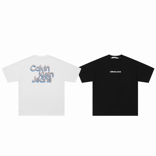 calvin Klein Ck Latest Counter Synchronized Ghosting Logo Print Couple Round