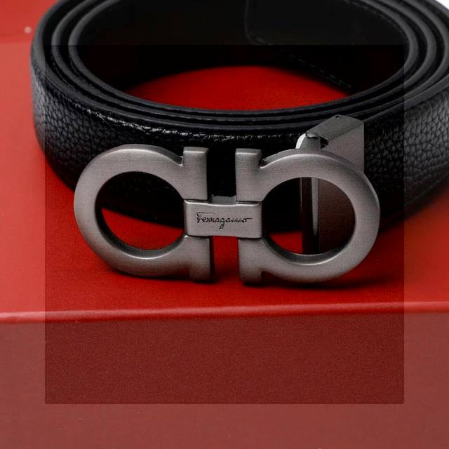 The Latest Model Of Ferragamo Ferragamo Pin Buckle Belt Is Here. The Buckle Head