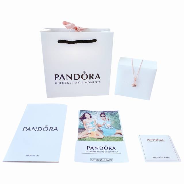 pandora Pandora Twinkling Starfish Necklace Romantic Summer Valentine's Day G