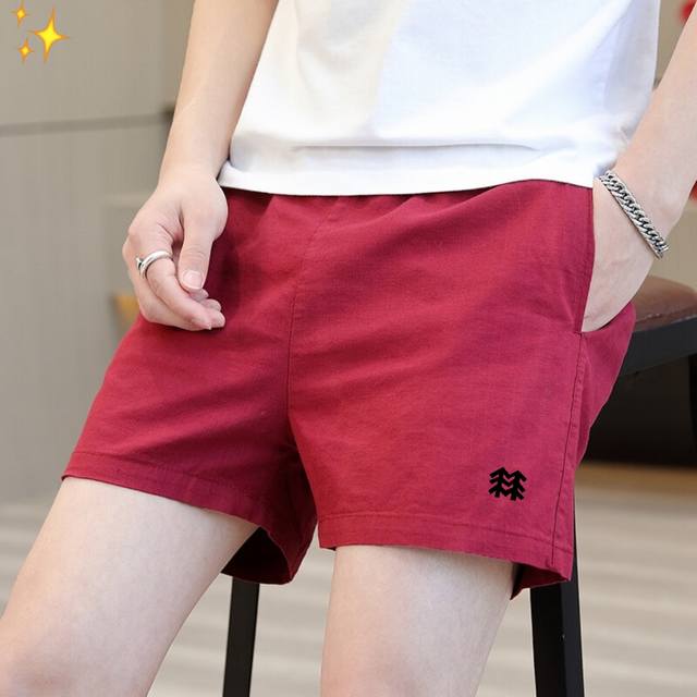 For Kolon Sport - Kolon's New Summer Washed Cotton Straight Shorts, Loose Pants,