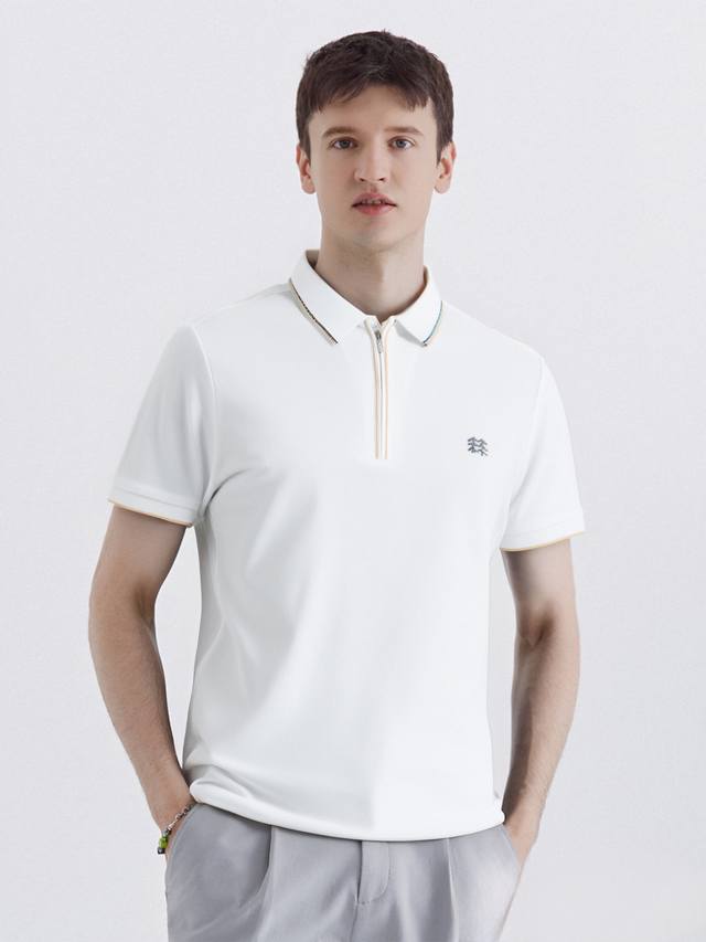 Colon Counter Same Style Mulberry Silk Short-Sleeved Men's Top Quick-Drying T-Sh