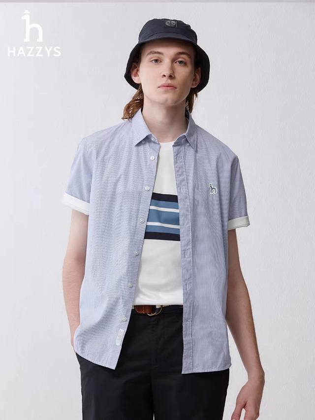 hazzys The Texture Of Haggis Men's Modal Jacquard Short-Sleeved Shirt Is Real