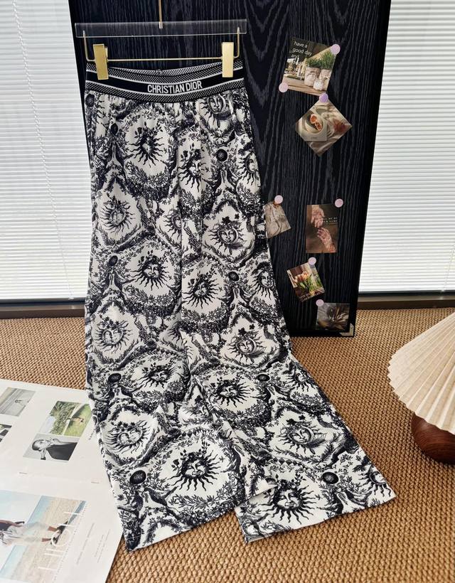 Product Name Dio* Cd Sun Goddess Print Ribbon Acetate Cool Pants Size Sml Color