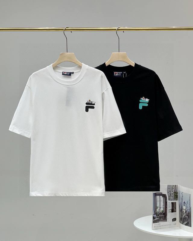 High Quality Fila 2025 Early Spring Latest Series Chest Printed Logo, Full Of Bi