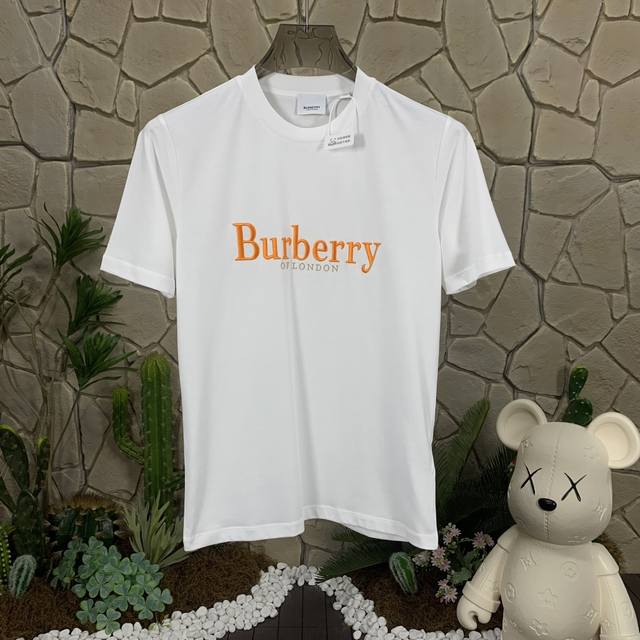 panda Version Supply#Purchasing Level Burberry Burberry Letter Embroidered Ro