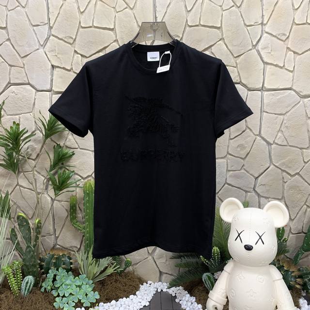 panda Version Supply#Purchasing Level Burberry Burberry Flocked Logo Equestri