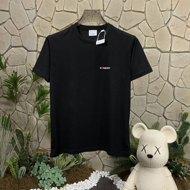 panda Version Supply#Purchasing Level Burberry Burberry Letter Print Round Ne