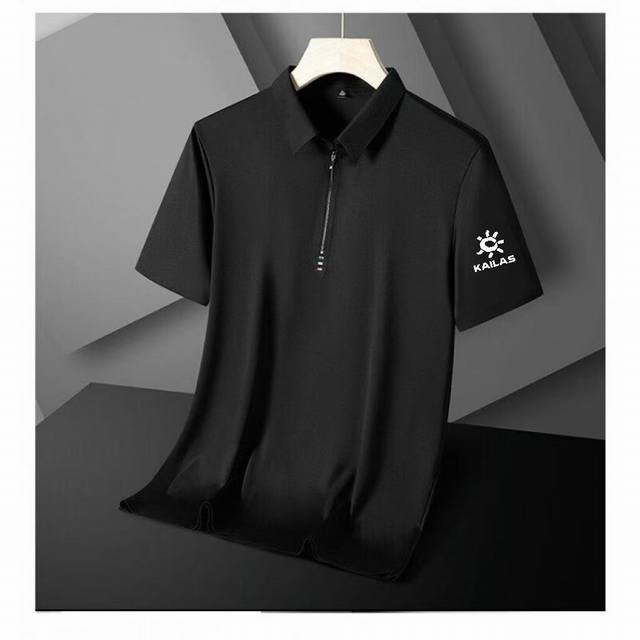 For Kailas Kailas Unisex Short-Sleeved 3D Printed Logo, Sweat-Absorbent, Breatha
