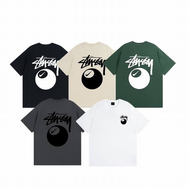 New Model Number S071 Stussy Stussy Nike Stussy Joint Printed Short-Sleeved T-Sh