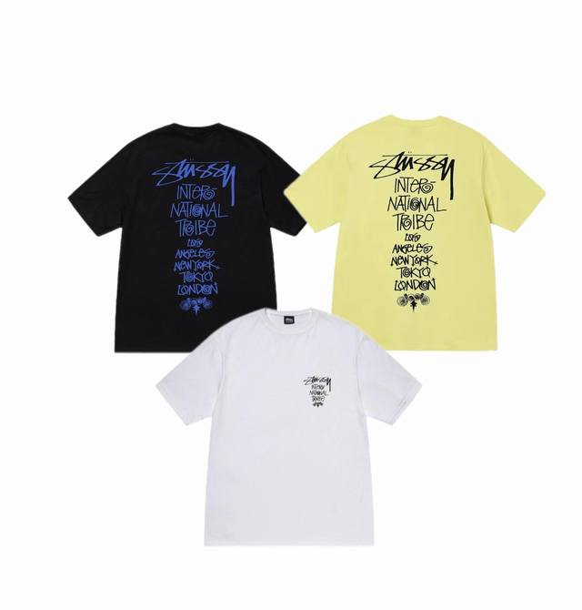 New Model Number S050 Stussy Stussy Ss23 World Tour Series Short-Sleeved T-Shirt