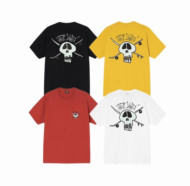 New Model Number S049 Stussy Stussy Surf Skate Skull Tee Surf Skate Skull Short