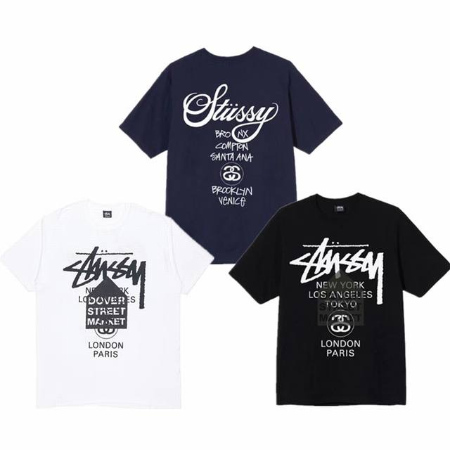 New Model Number S024 Stussy Stussy X Dsm World Tour Tee Classic World Tour Shor