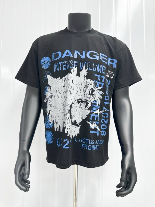 tr09 Travis Scott Cactus Jack X Fragment Design Joint Model Tiger Head Letter