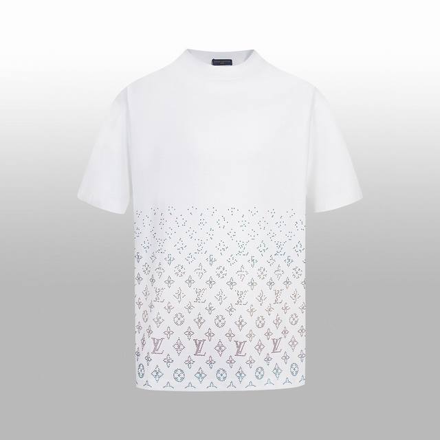 High Version 1V Spring And Summer New Short-Sleeved T-Shirt 260G High Weight Cot