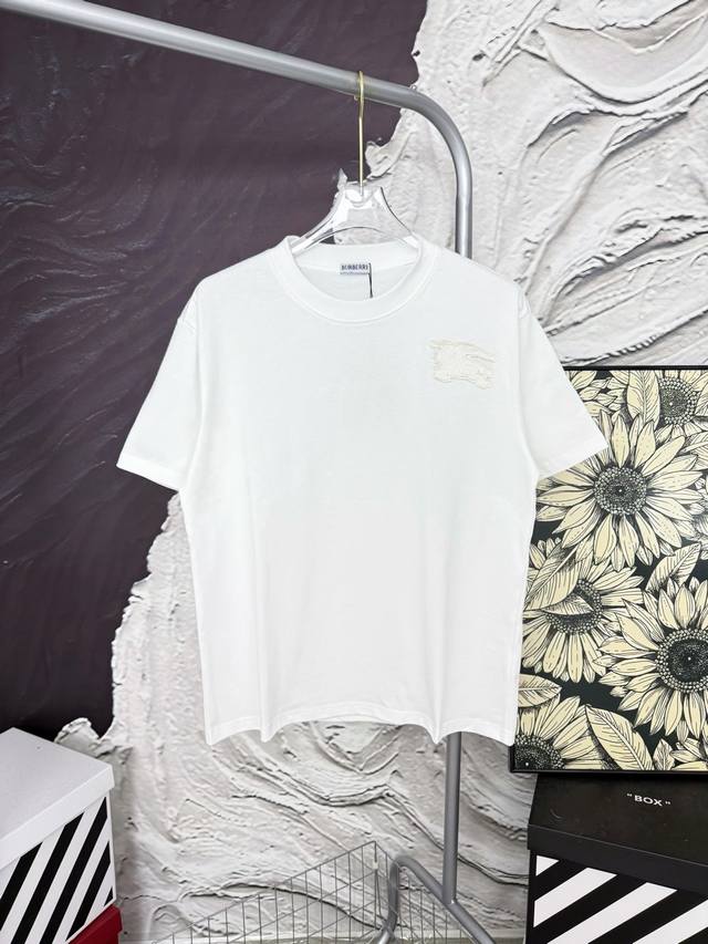 Style No. Aa5180 Burberry Warhorse Patch Embroidery Short Sleeves The Same Style