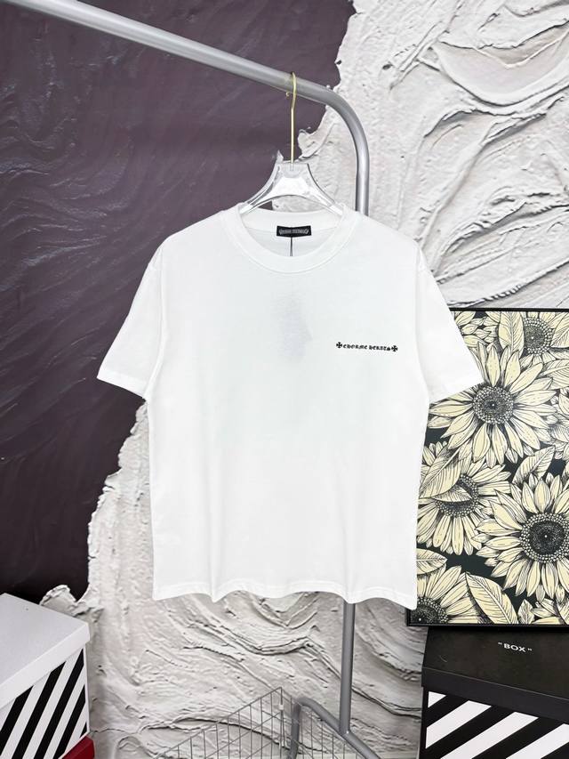 Style No. Aa5080 Chromehearts Horseshoe And Sanskrit Print Short Sleeves Chromeh