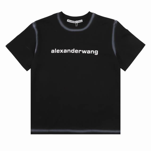 alexander Wang Alexander Wang Washed Letter Logo Short Sleeve T-Shirt Size Sl
