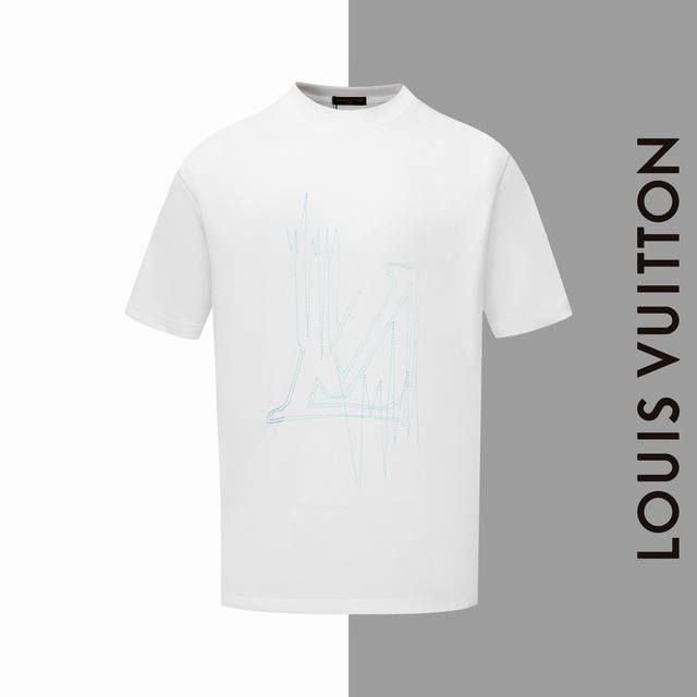 Style#Z90 Lv Chain Embroidered Logo Round Neck Short Sleeves Same Style As Louis