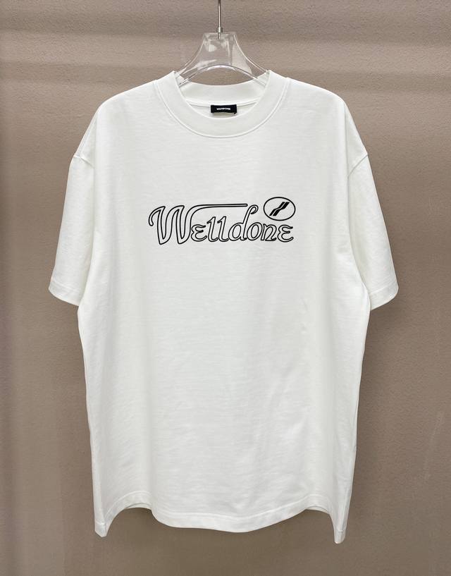 welldone New Product - Wd Classic Logo Short Sleeve White# The Hot We11Done H