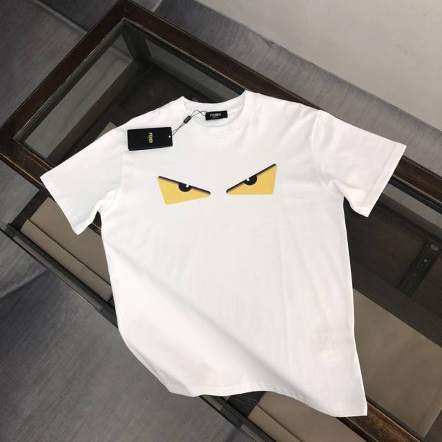 fendi Fendi Summer Couple Style. Classic Little Monster Round Neck Short Slee