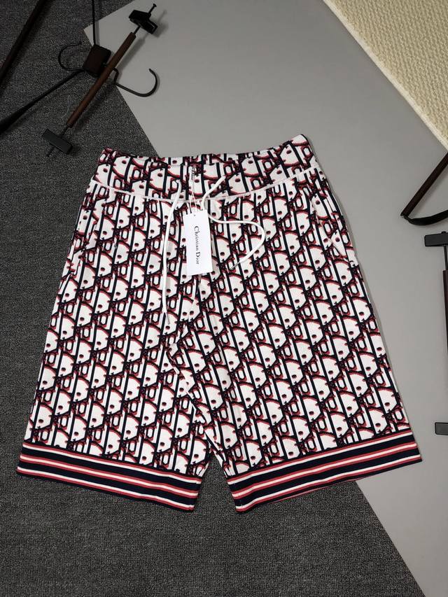 dior Dior 2025Ss New Knitted Shorts Custom Fabric Uses Wafer Cloth Weaving Ja