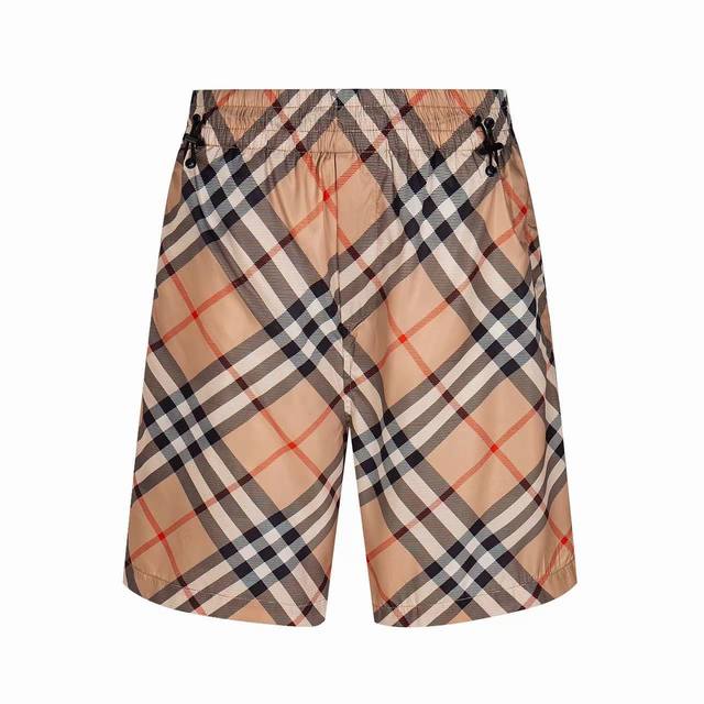 bur Bbr New Plaid Shorts Drawstring Style Casual Style Is Usually Loose As Th