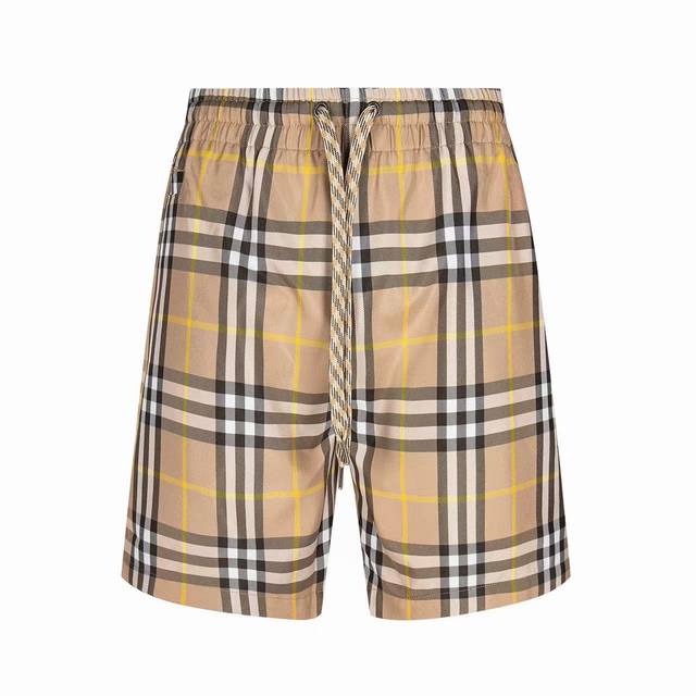 bbr 24 Ss New Checkered Beach Shorts Printing Position The Whole Body Is Alig