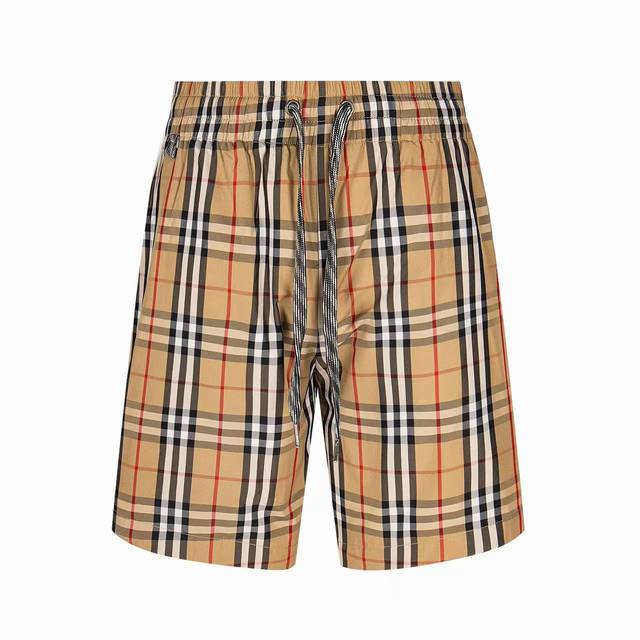 bbr 22 Ss Plaid Beach Shorts Printing Position The Whole Body Is Aligned And
