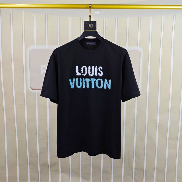 lv Louis Vuitton 2025 Spring And Summer New Original Men's Round Neck Short-S
