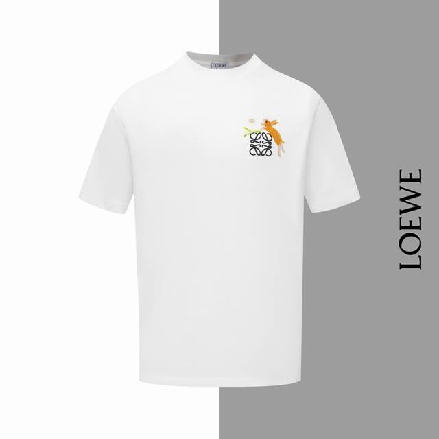 Style No.#Z13 Loewe Bunny Logo Embroidered Round Neck Short Sleeves Same Style A